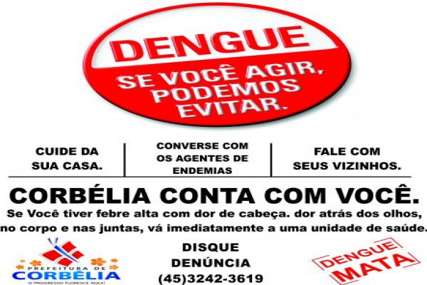 MOBILIZAÇÃO DE COMBATE A DENGUE