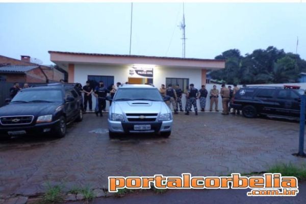 Ação da Polícia Civil e Militar, resulta na prisão de suspeitos de práticas de roubos ocorridos na cidade de Cafelândia