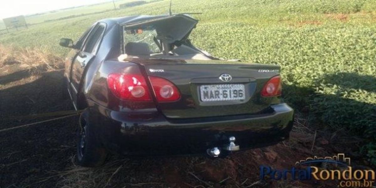 Mulher morre em acidente na BR-163 próximo à Guaíra