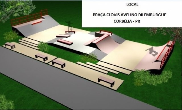 Corbélia recebe recursos para construção de pista de skate