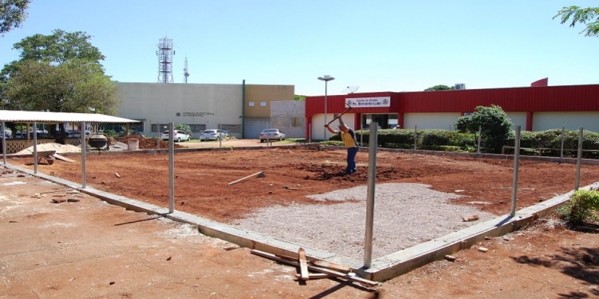Construção do Parque Infantil na Praça Nilson Batista Ribas já começou 