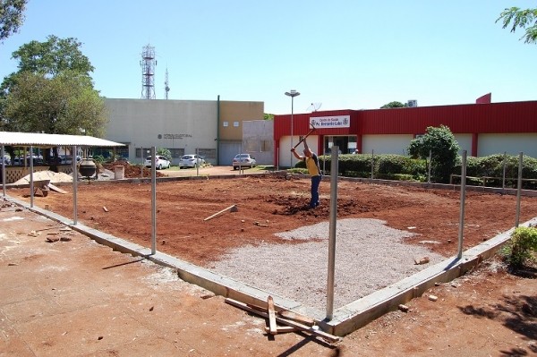 Construção do Parque Infantil na Praça Nilson Batista Ribas já começou