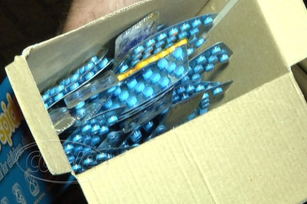 Rotam apreende maconha e estimulantes sexuais em ônibus em Corbélia