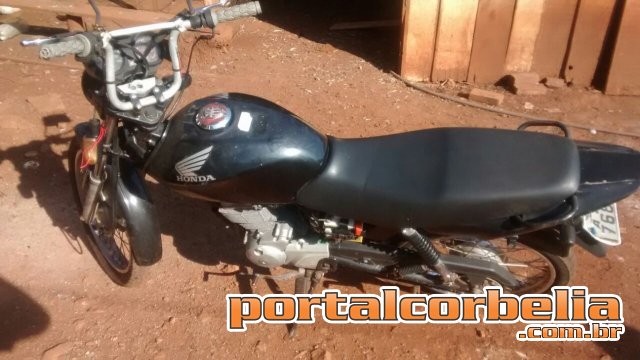 Patrulha Rural recupera moto furtada e apreende armas de fogo