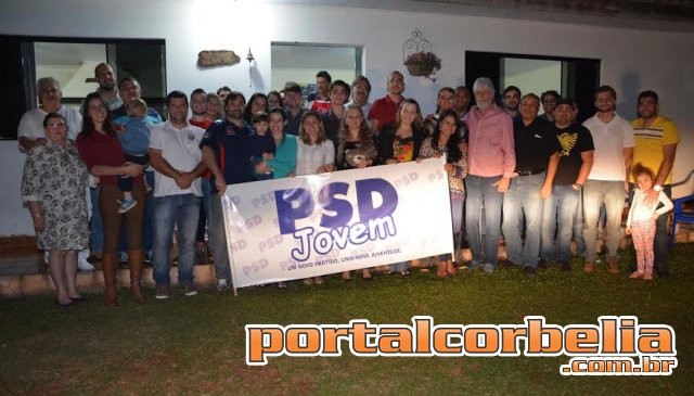 PSD de Corbélia realiza filiações de jovens no partido