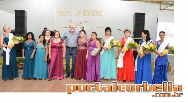 Escolha da Miss terceira idade foi no último sábado