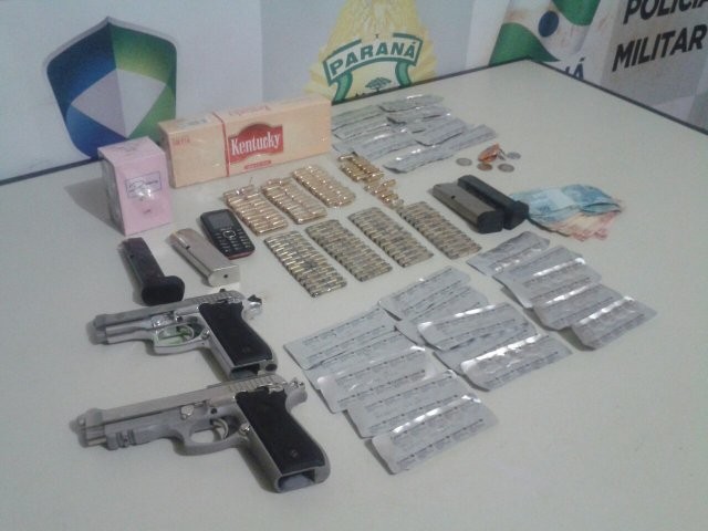 Homem é preso com armas e munições em Ouro Verde