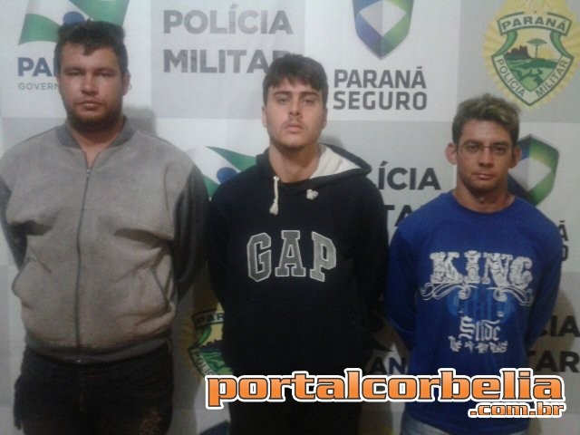 Polícia Militar apreende suspeitos de tráfico