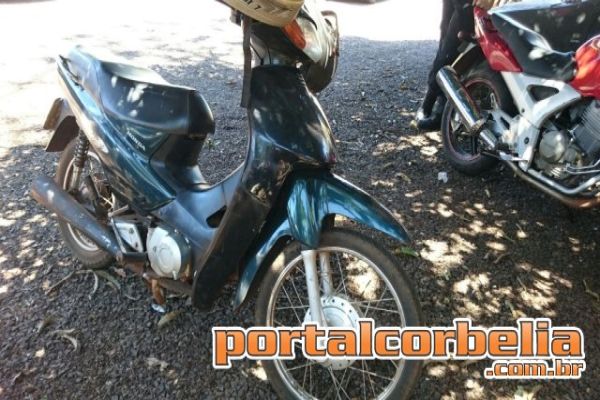 Polícia localiza biz roubada e prende responsáveis