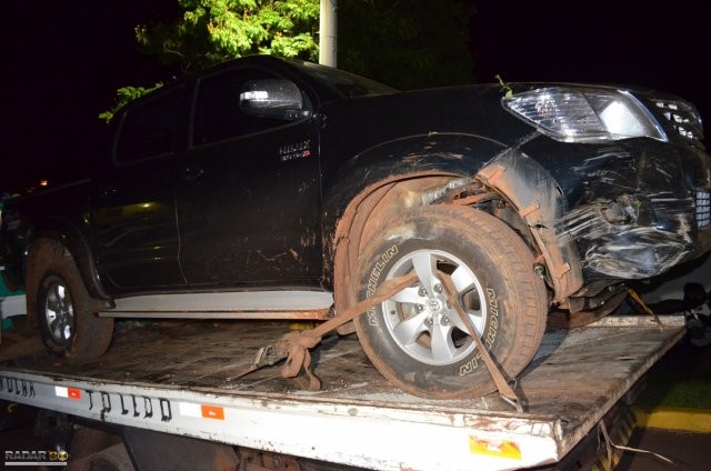 Hilux roubada em Corbélia é localizada