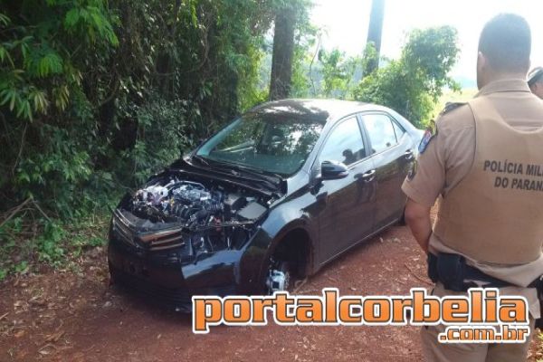 Polícia localiza em Braganey veículo roubado em Cascavel
