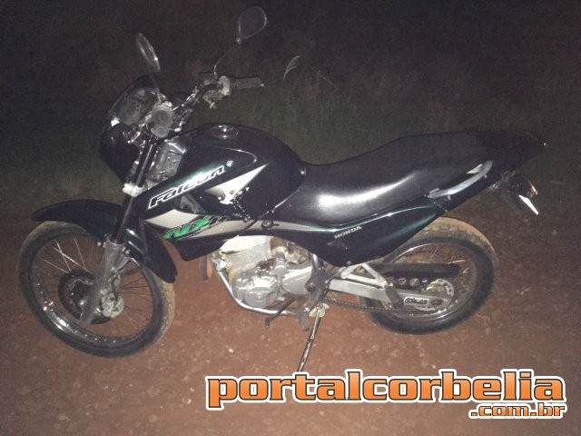 Polícia recupera moto que pode ter sido usada durante roubo em Anahy