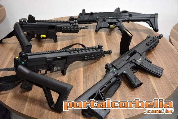 Polícia Militar recebe novas armas para a 4ªCIA de Corbélia