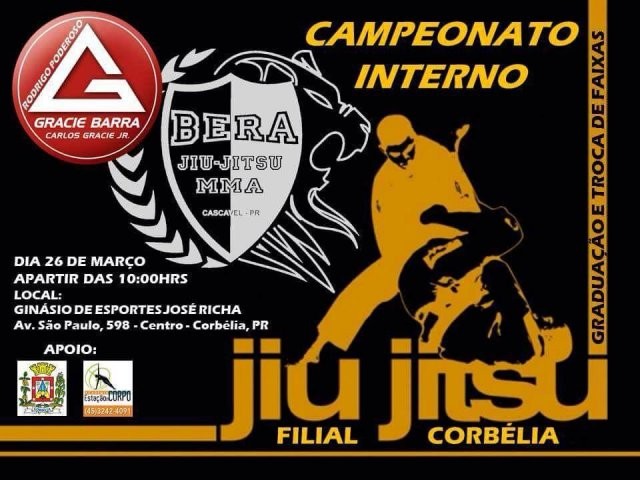 Campeonato de JiuJitu será amanhâ no Ginásio de Esportes