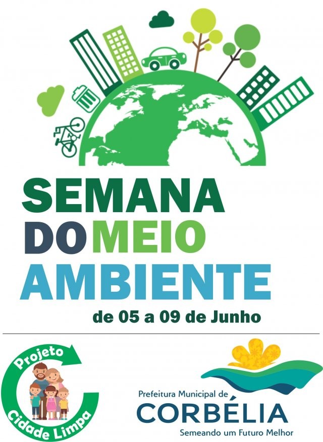 Programação de atividades para a semana do Meio Ambiente