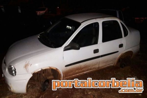 Corsa furtado é localizado em cascavel