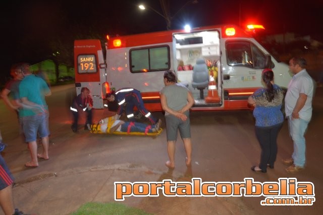 Motociclista é atingido por veículo na Avenida Rio Grande do Sul