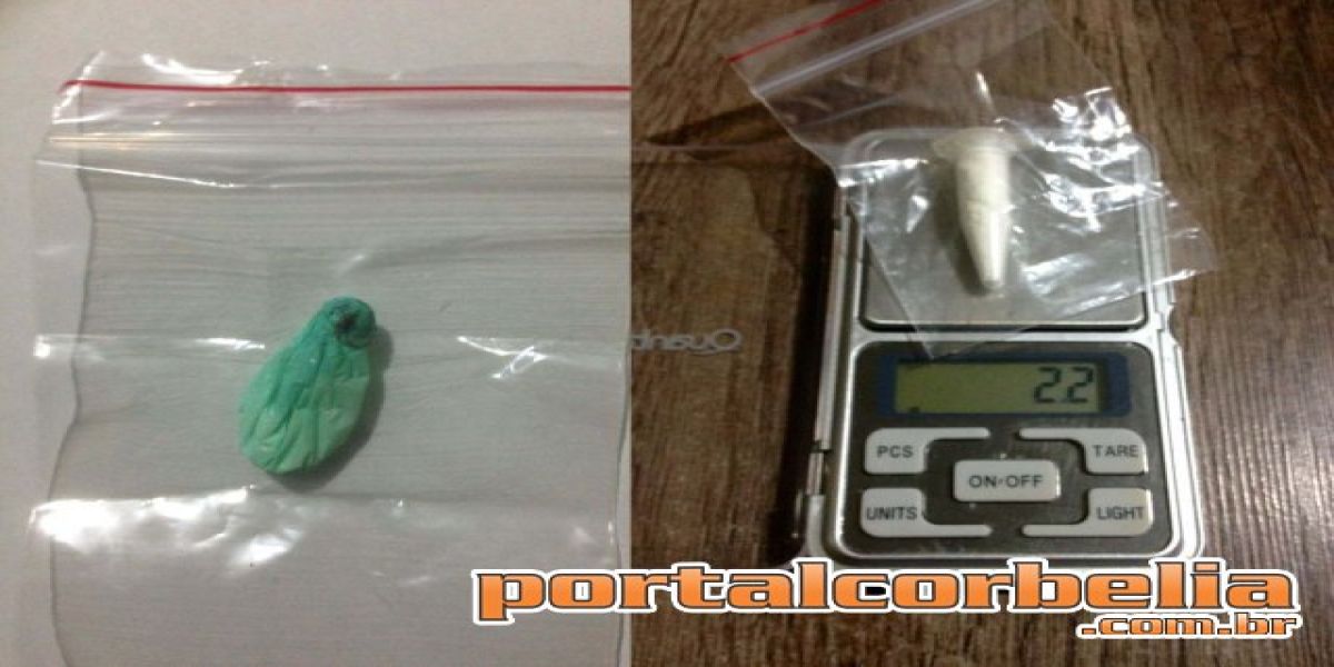 Usuário e traficante de drogas são presos nesta madrugada