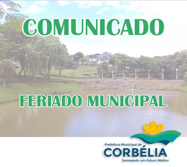 Prefeitura emite comunicado referente ao feriado do dia 08/12