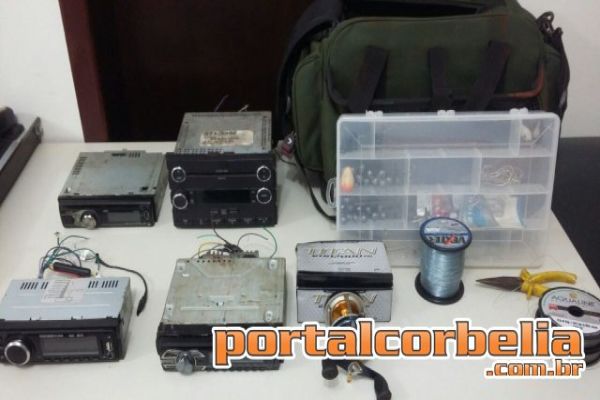 Em ação conjunta, polícias Civil e Militar prendem em flagrante homem com produtos furtados 