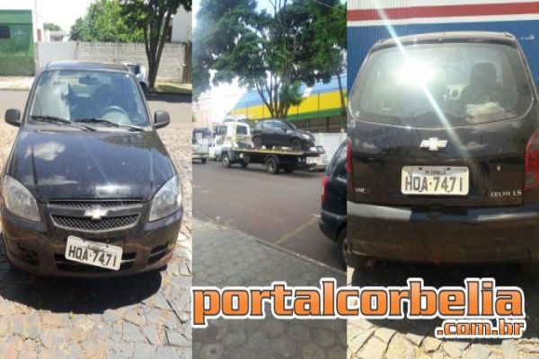 Celta roubado em Corbélia é encontrado abandonado em Cascavel