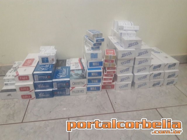 Após abordagem a menor, Policia localiza ponto de venda de cigarros contrabandeados