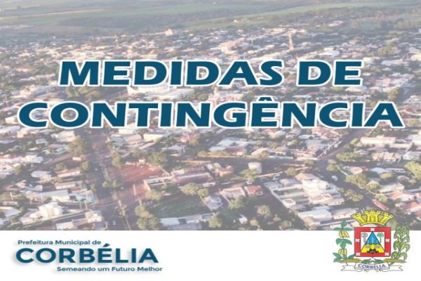 Prefeitura divulga medidas de contingenciamento