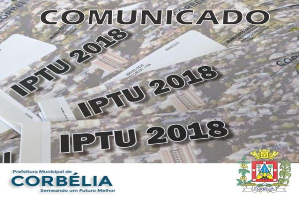 Carnês do IPTU já estão sendo entregues pelos Correios