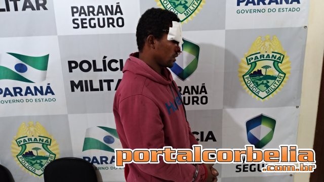 Fugitivo procura atendimento em Cascavel e acaba preso pela PM