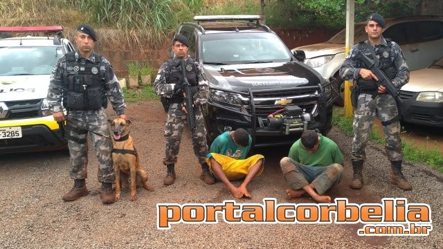 Equipes Policiais capturam 2 foragidos da cadeia de Ubiratã