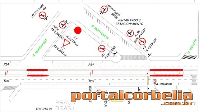 Obras de revitalização da Av Rio Grande do Sul deixa motoristas confusos 