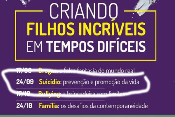 Suicídio - Prevenção e promoção da vida