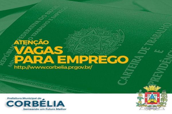 Confira as vagas disponíveis na Agência do Trabalhador