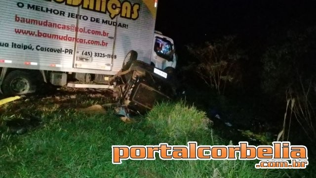 Condutor de Uno perde a vida em colisão contra caminhão na br369