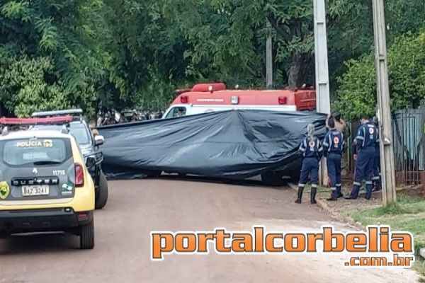 Movimentação intensa em Cafelândia em local de sequestro