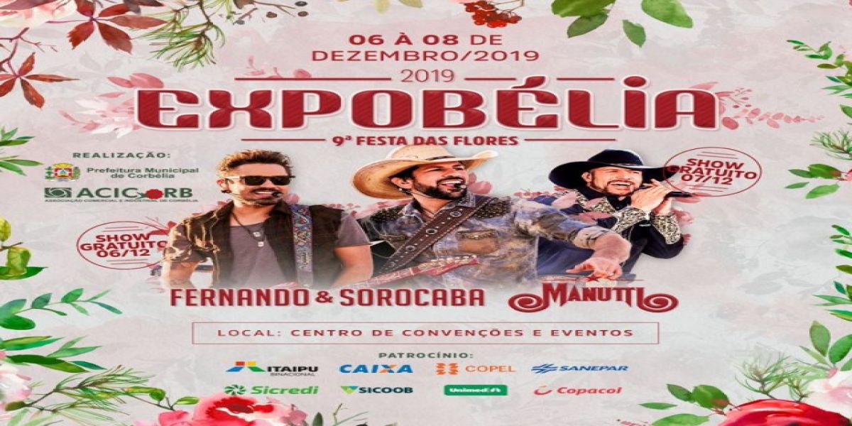 Confira a Agenda da Expobelia 2019