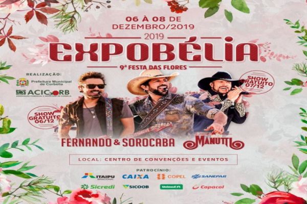 Confira a Agenda da Expobelia 2019