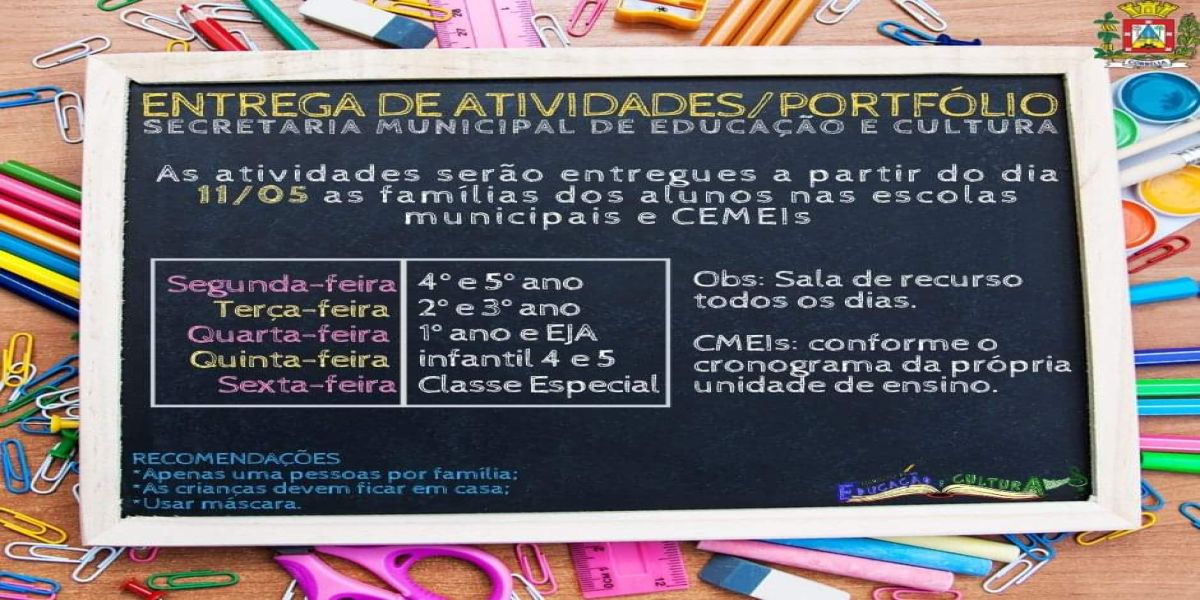 Corbélia começa na segunda-feira a modalidade de ensino à distância