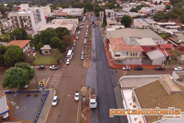 Começa nova etapa de recapeamento nas ruas da Corbélia