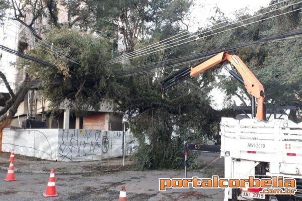 Copel tem 400 equipes em campo para restabelecer fornecimento