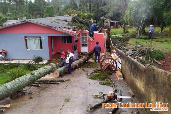 Temporal afetou 14.392 pessoas em 70 municípios do Paraná