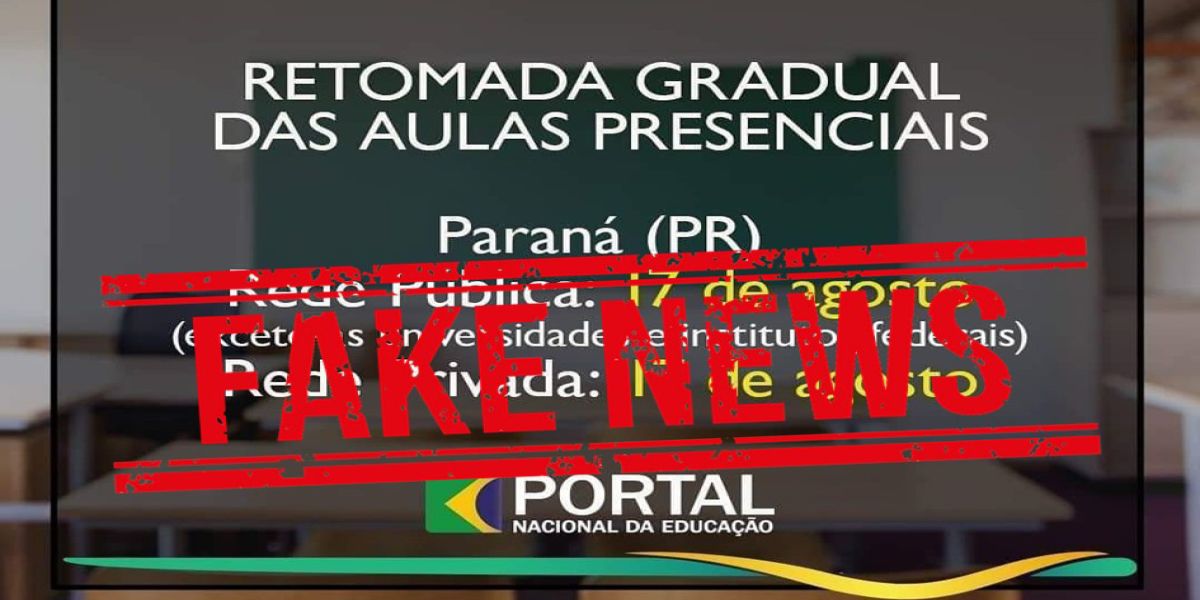 Data de retorno às aulas presenciais não está definida