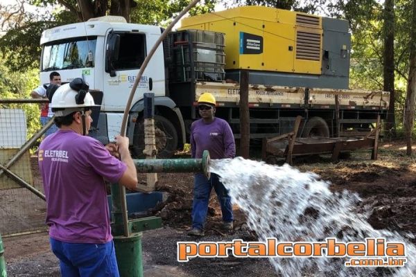 Sanepar conclui obras e instalação da bomba no poço de Cafelândia