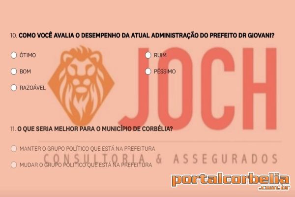 Pesquisa duvidosa pede informações pessoais junto a eleitores de Corbélia