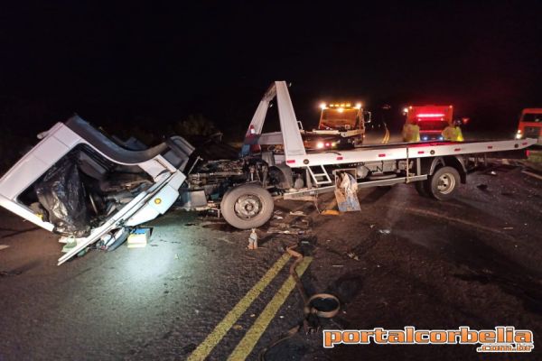 Acidente com vítima fatal na BR369 no acesso a Nova Aurora durante a madrugada