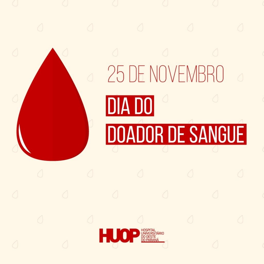 Dia do Doador de Sangue: Huop utiliza cerca de 400 bolsas de sangue mensalmente