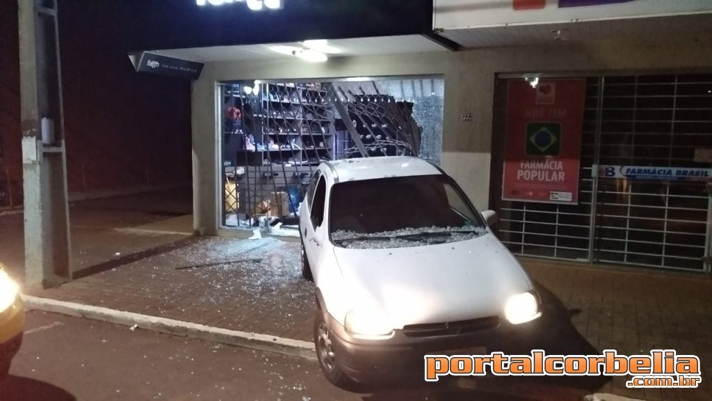 Loja é arrombada e tem produtos furtados no centro de Corbélia