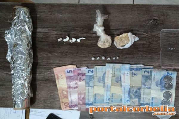 Polícia Militar apreende crack e cocaína durante abordagem em residências 