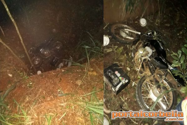 Dois homens morrem em acidente de moto na PR474