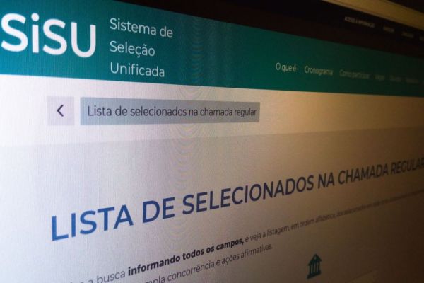 Prazo de inscrições para o Sisu termina nesta sexta-feira